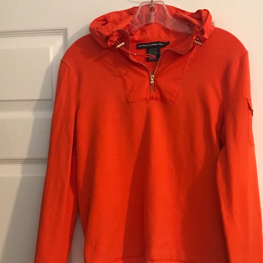 Orange Ralph Lauren Golf Jacket
